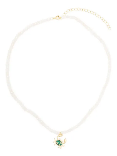 Eshvi pearl crab necklace Neutrals 21997XNBYSH3
