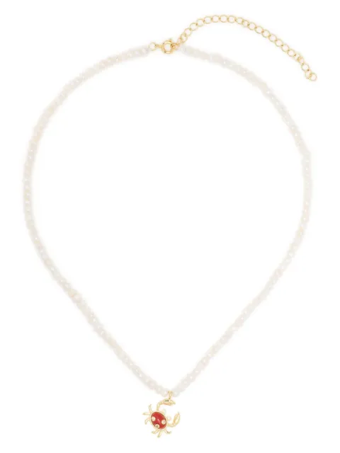 Eshvi pearl crab necklace Neutrals 21997XNBYSH1