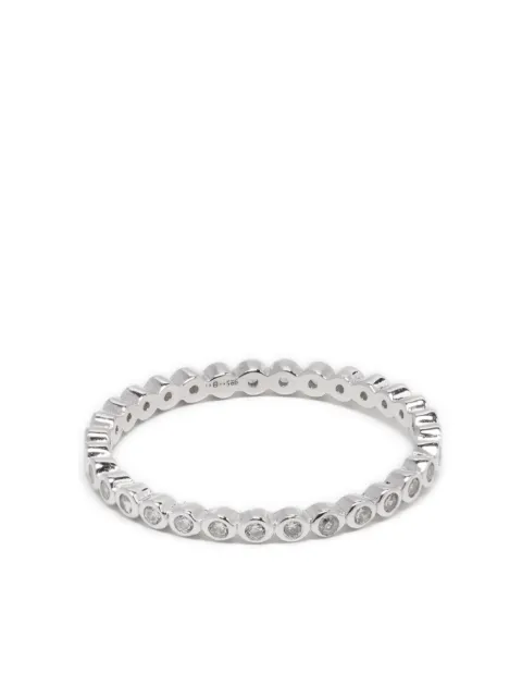 Eshvi crystal eternity band Silver 00769