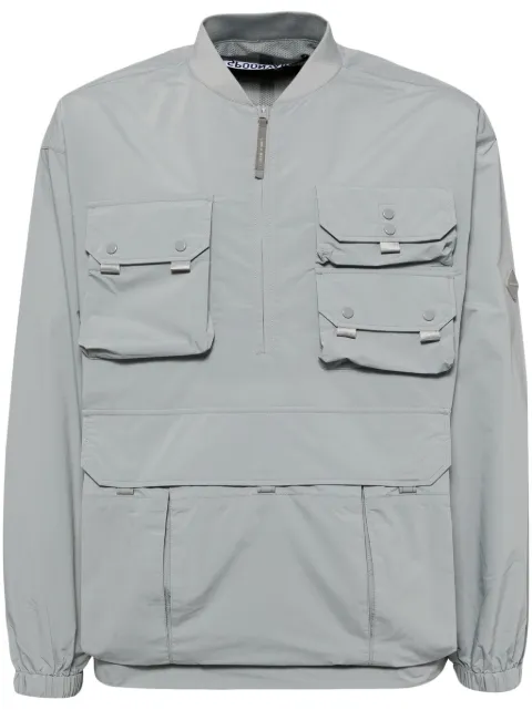 Spoonyard multi pocket long-sleeves windbreaker Grey WT010GREY