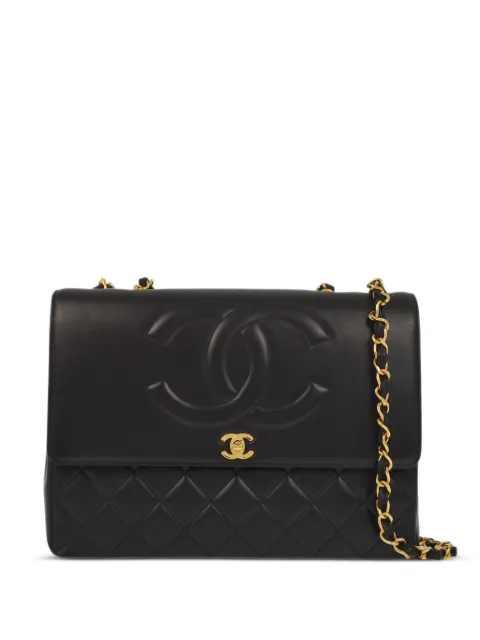 CHANEL Pre-Owned 1992 maxi Classic Flap shoulder bag Black 2497037