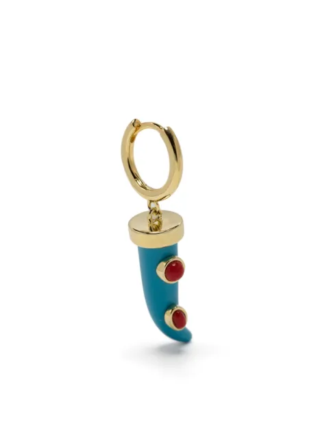 Eshvi single fang charm earring Blue 23141XESYSH3