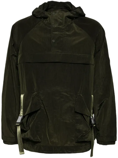 Spoonyard multi pocket long-sleeves windbreaker Green WT009