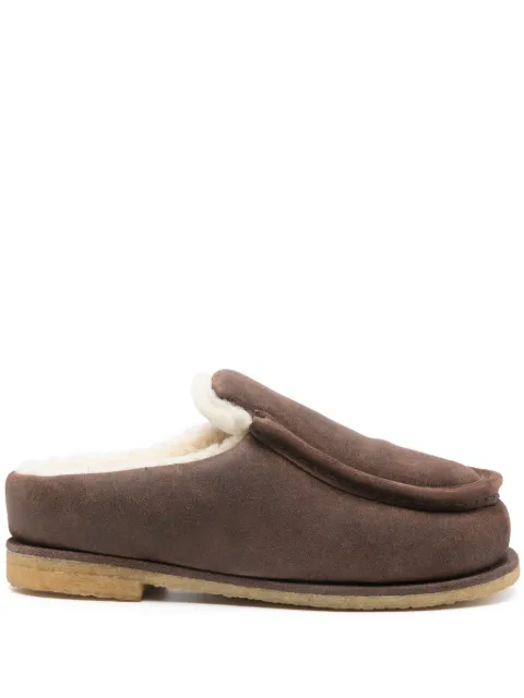 JW Anderson padded slippers Brown ANW43230A20103