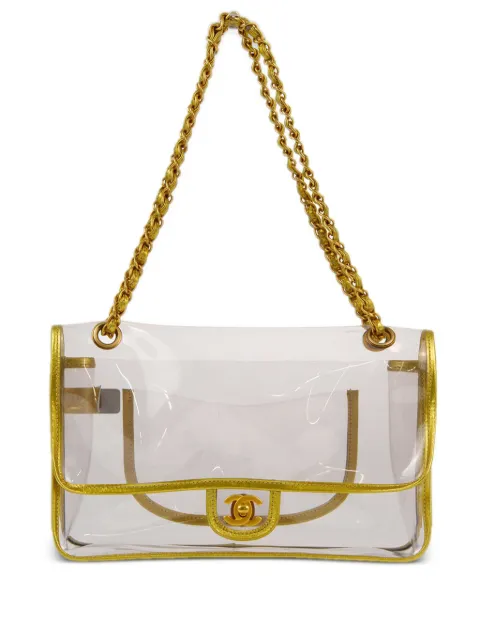 CHANEL Pre-Owned 2007 Classic Flap shoulder bag White 11473613