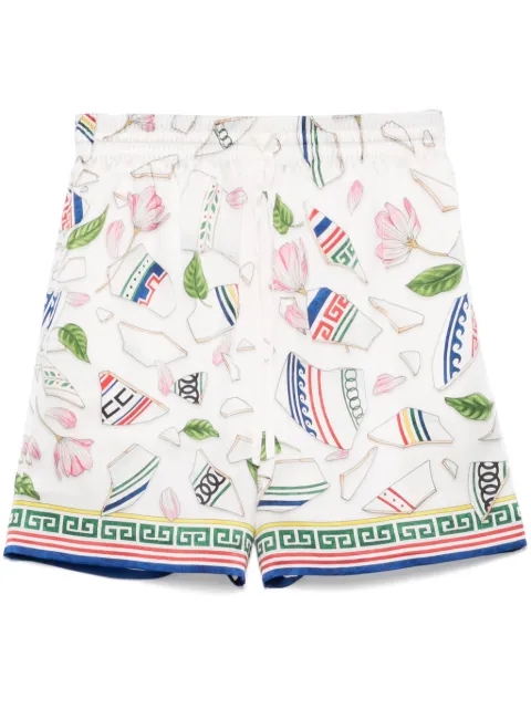 Casablanca drawstring shorts White MPS25TR012