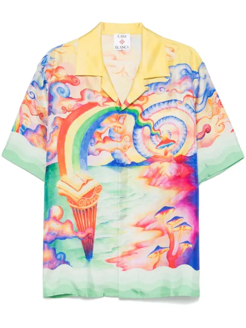 Casablanca Natures Teacher shirt Yellow UMPS25SH003