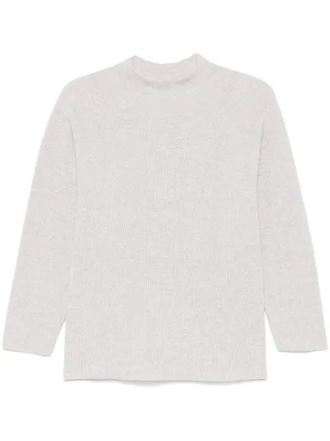 Le Tricot Perugia ribbed-knit sweater Grey 46373
