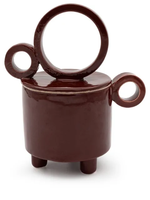C'era Fragrance lid handle candle Brown CUP