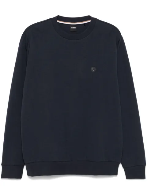 BOSS crew-neck sweatshirt Blue 50520302