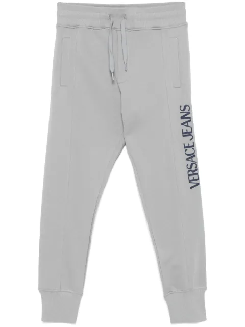 Versace Jeans Couture logo-print track pants Grey 77GAAL03CF02L