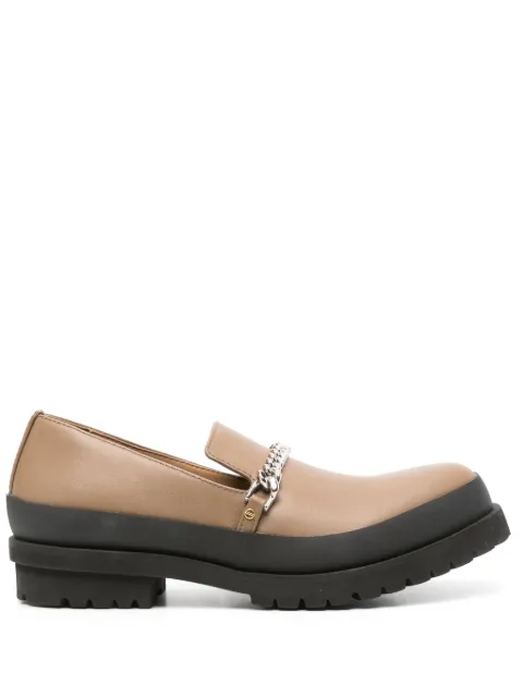 Stella McCartney chain-detailed loafers Brown 810434AP00P0