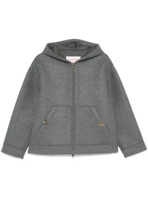 Valentino Garavani VLogo oversized jacket Grey BCJ3A38M3