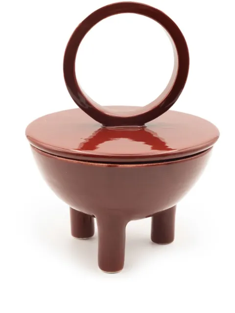 C'era Fragrance Terra Wok candle (18cm x 23cm) Brown WOK