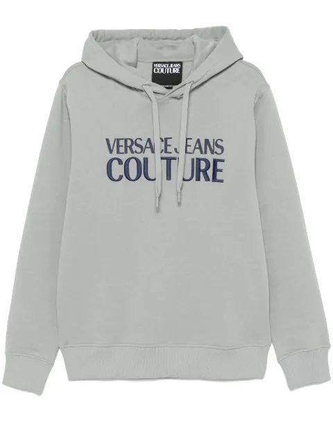 Versace Jeans Couture logo hoodie Grey 77GAIL03CF02L
