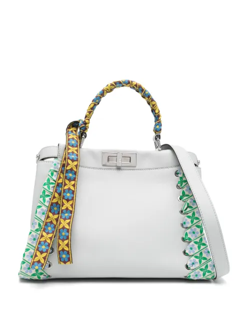 Fendi Pre-Owned medium Peekaboo tote bag Blue FENDIPEEKABOOTWILLY