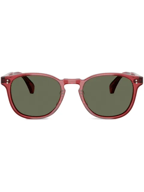 Oliver Peoples Finley round-frame sunglasses Red 0OV5298SU