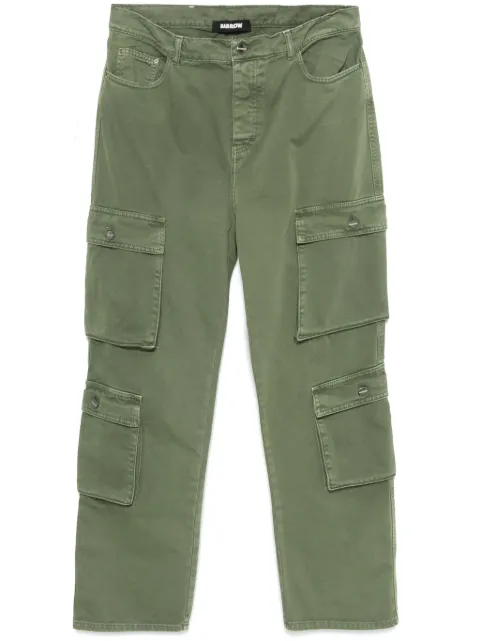 BARROW cotton cargo jeans Green F4BWUAPA018