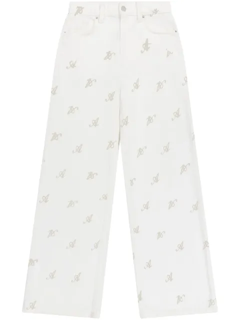Axel Arigato 10 Years wide-leg jeans White A2688002