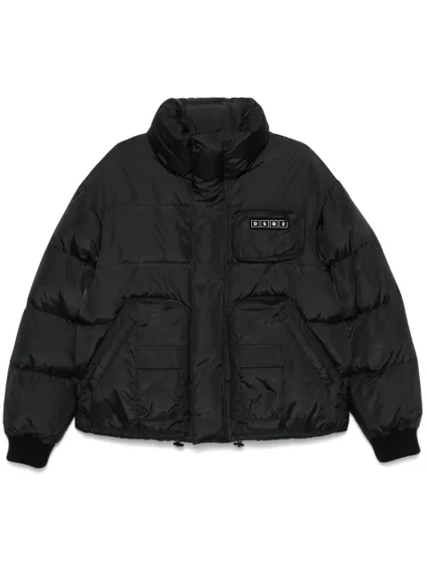 DSQUARED2 logo-appliquéd puffer jacket Black S74AM1515S53817