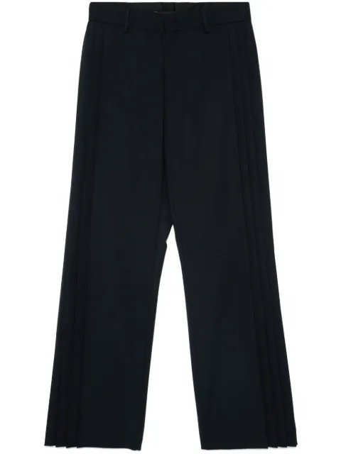 FENDI pleat-detail trousers Blue FB0595ASCB