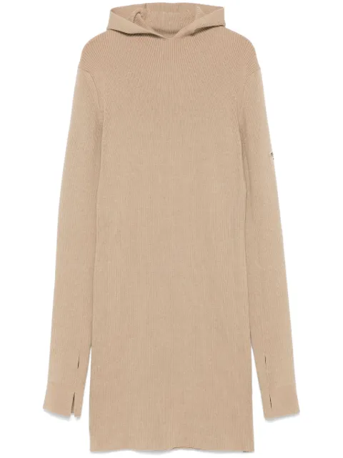 FENDI hooded mini dress Neutrals FZDC60ASJK