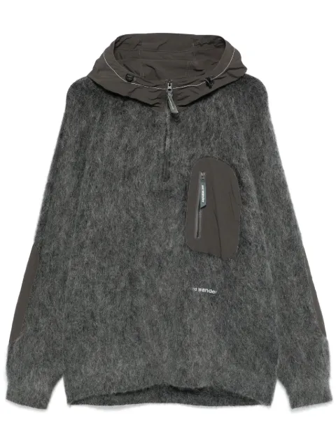 and Wander brushed hoodie Grey 5744284156