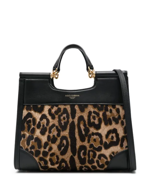 Dolce & Gabbana small Sicily tote bag Black BB7728B6I37