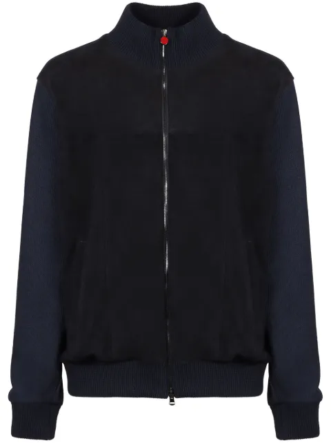 Kiton high-neck cardigan Blue UW1833V0849C02001