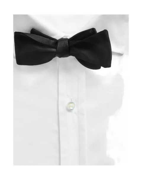 Ralph Lauren Purple Label satin-effect bow tie Black 791602708001