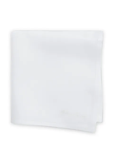 Ralph Lauren Purple Label logo-embroidered scarf White 791569297