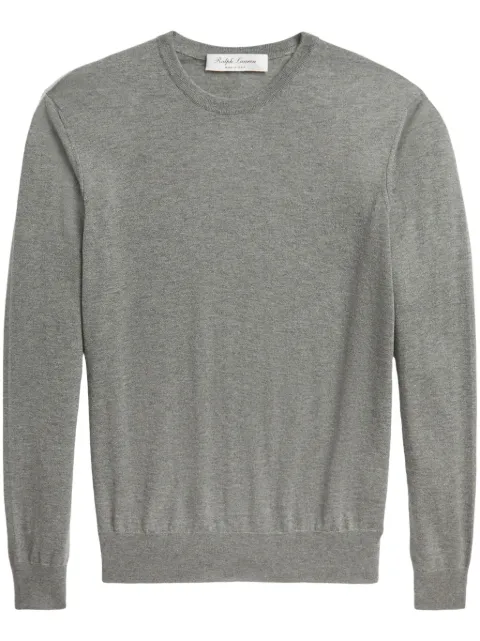 Ralph Lauren Purple Label jersey-knit cashmere pullover Grey 790913755002