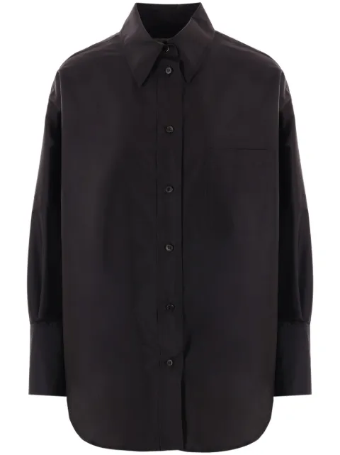 Alberto Biani silk shirt Black MM844SE0013