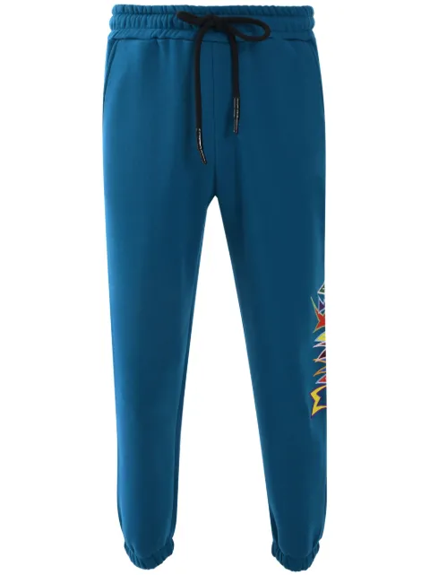 Mauna Kea Heritage Macro Logo-embroidered track pants Blue HER22721