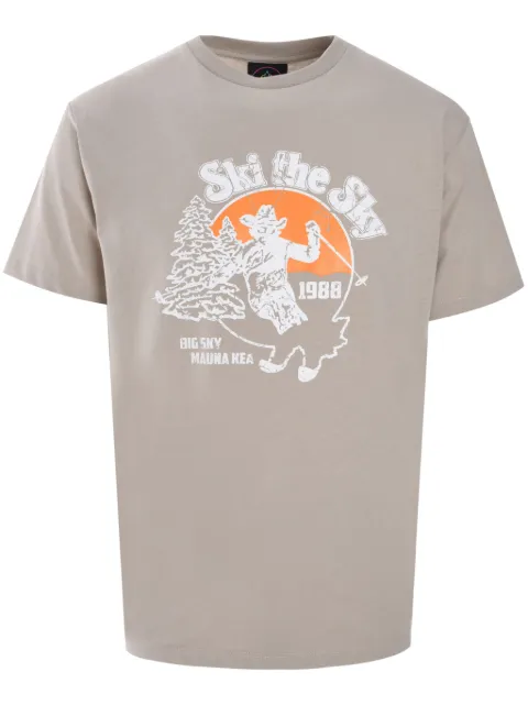 Mauna Kea Ski The Sky T-shirt Neutrals MKU100SK30