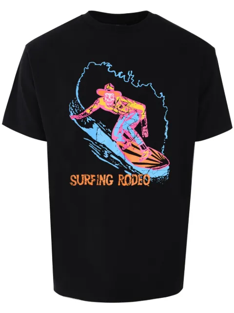 Mauna Kea Surfing Rodeo T-shirt Black MKU100SR999