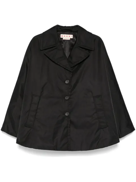 Marni twill coat Black CPMA0251SWUTN923