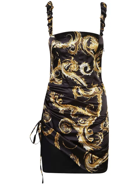 Versace Jeans Couture Chromo Couture mini dress Black 77HAO911NS520