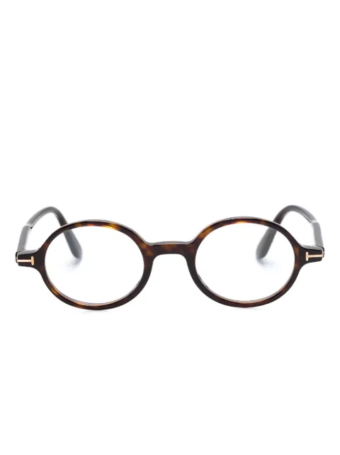TOM FORD Eyewear FT5975B round-frame glasses Brown FT5975B