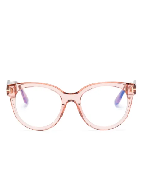 TOM FORD Eyewear butterfly-frame glasses Pink TF5987B
