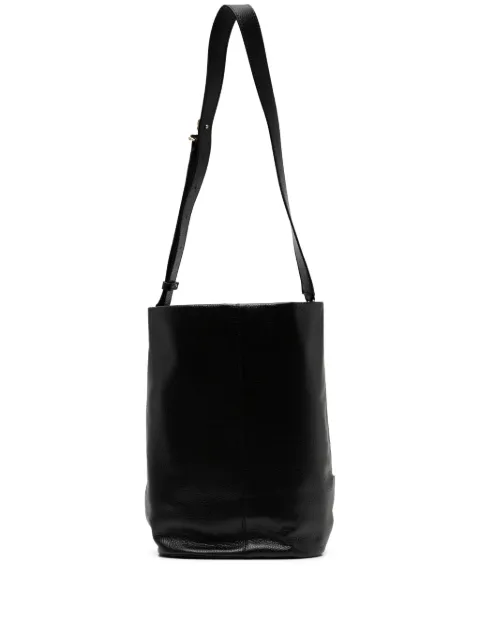 agnès b. leather one shoulder bag Black P077VCU0