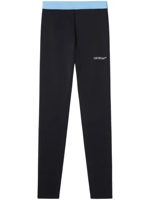 Off-White colour-block leggings Black OWVV016S25JER0011040