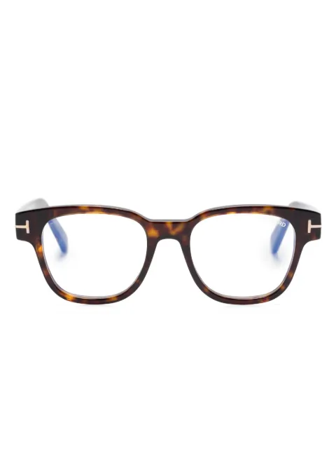 TOM FORD Eyewear round-frame glasses Brown FT5977B