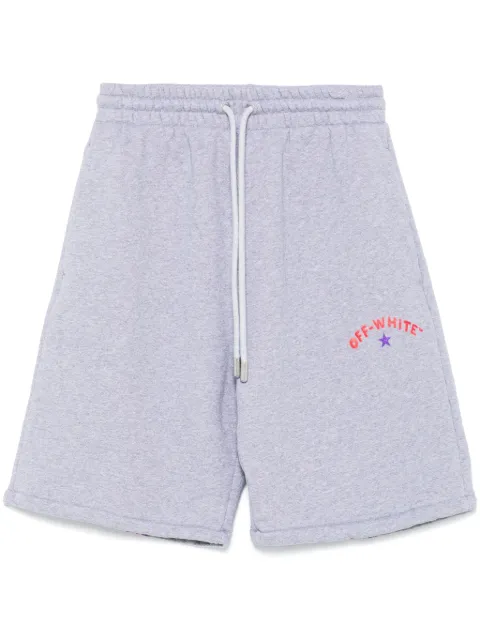 Off-White STAR ARROW SKATE SWEATSHORTS GREY MELANG Grey OMCI013S25FLE0010820
