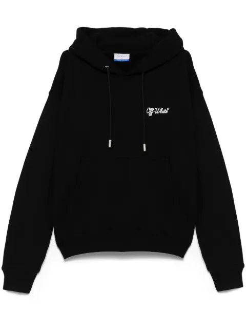 Off-White Script Skate hoodie Black OMBB085C99FLE0191001