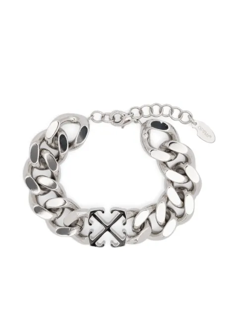 Off-White Enamel Arrow bracelet Silver OMOA106C99MET0017210