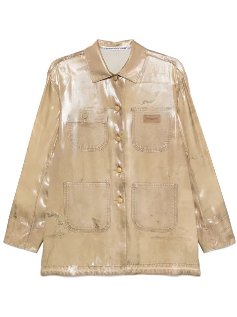 Alexander Wang trompe l'oeil-print shirt Neutrals 1WC3242550