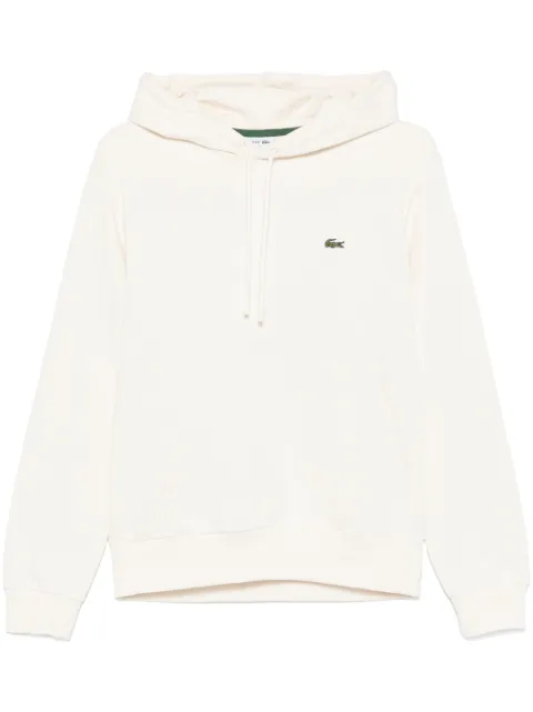 Lacoste crocodile-patch hoodie Neutrals SH9623