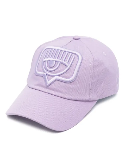 Chiara Ferragni Eyelike-motif baseball cap Purple 77SBZK16ZG212