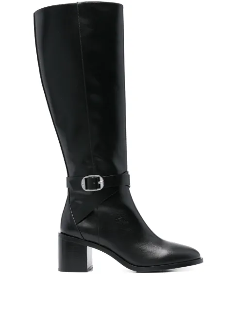 Stuart Weitzman 65mm Esme boots Black ESMEBELTEDZIPBOOT